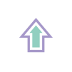 Up-arrow icon