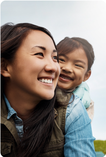 Photo of woman and child