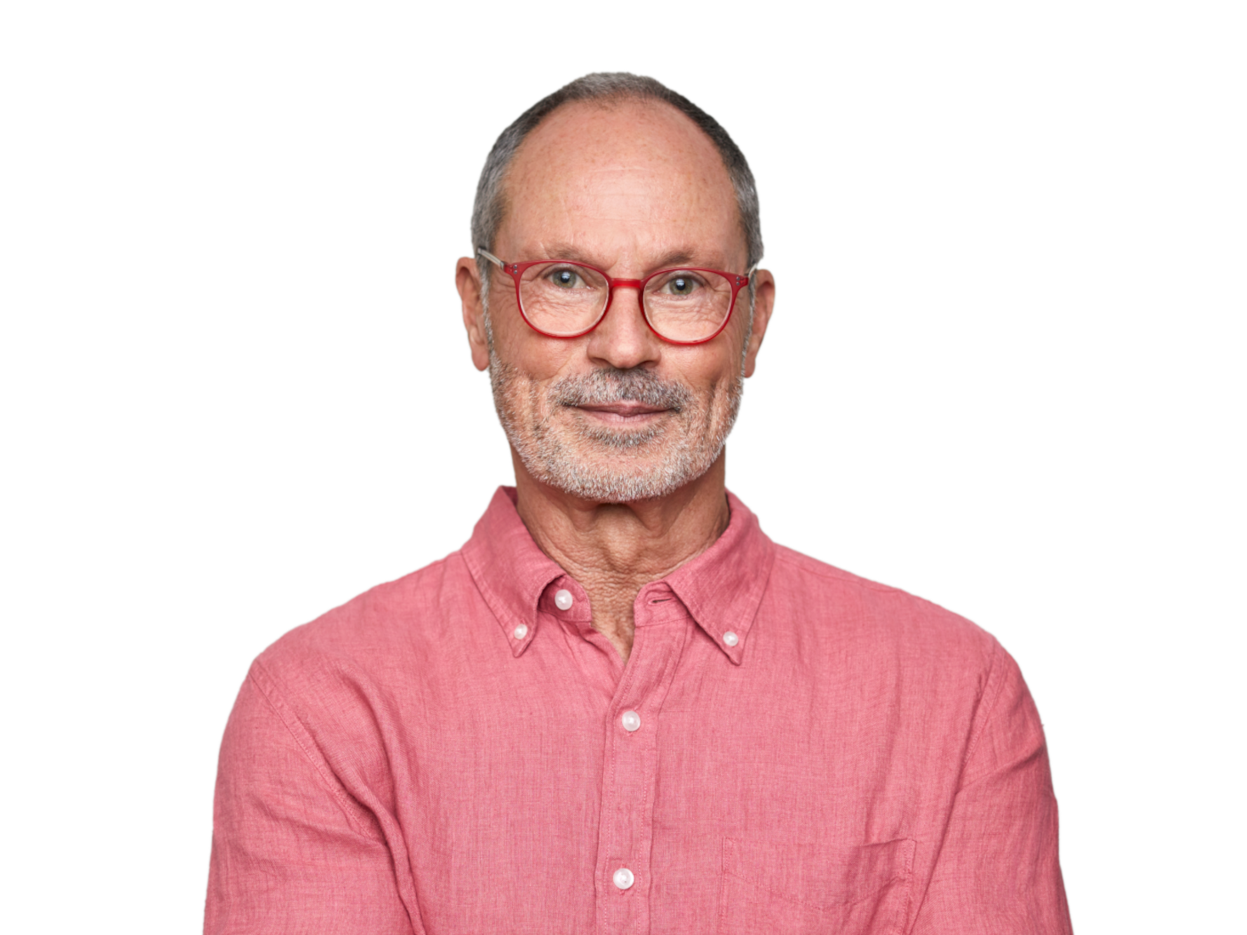 Header man with pink shirt